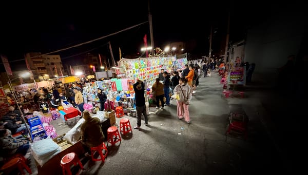 A Partial Inventory of a Night Market in Taiwan